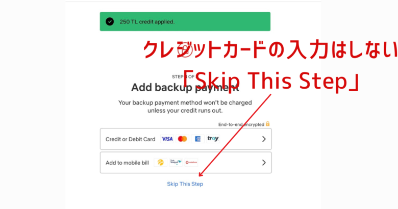 トルコのNetflixの契約ではクレジットカードの入力はしない