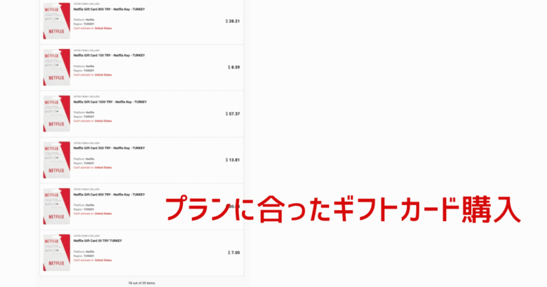 G2AでNetflixのギフトカードを買う。